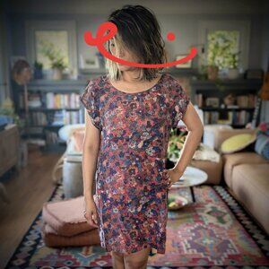 Helen Cherry printed SILK dress